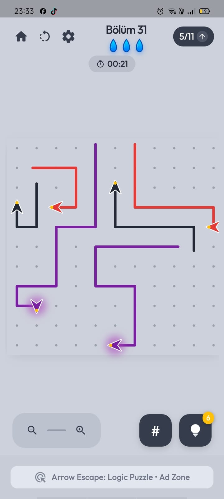 Arrow Escape Oyun İçi 1