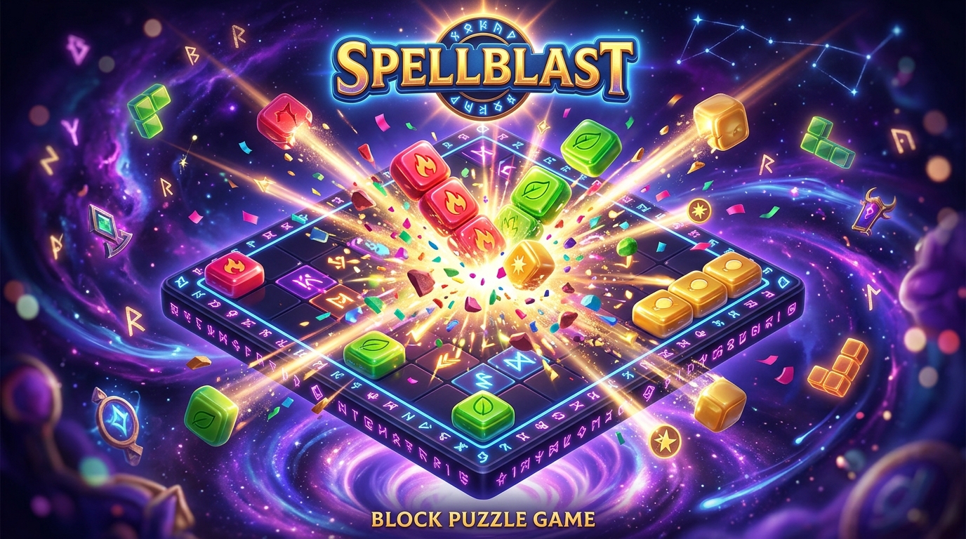 Spellblast: Block Puzzle Game - Gameplay